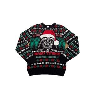 Official Star Wars Darth Vader “Merry Sithmas” Ugly Christmas Sweater Medium